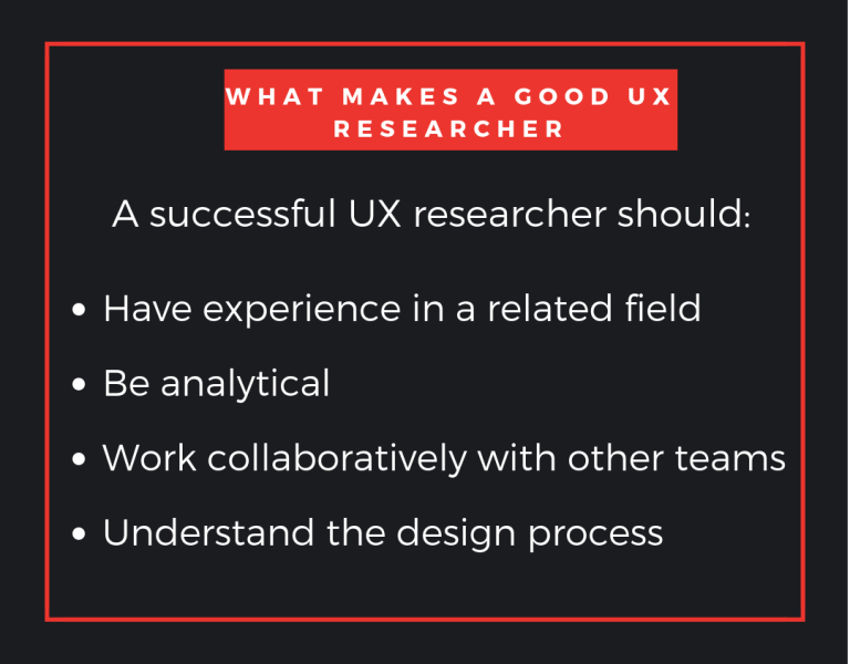 What makes a good UX researcher?